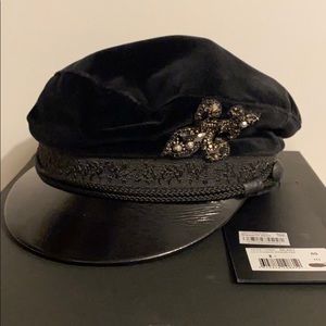 The Kooples Lily Flower Strass Cap Small
